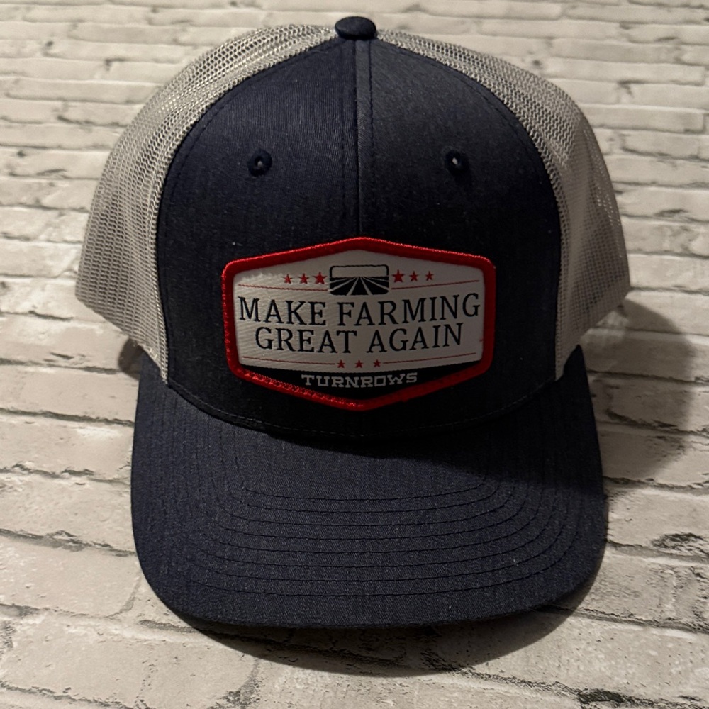 Navy and Gray Cap